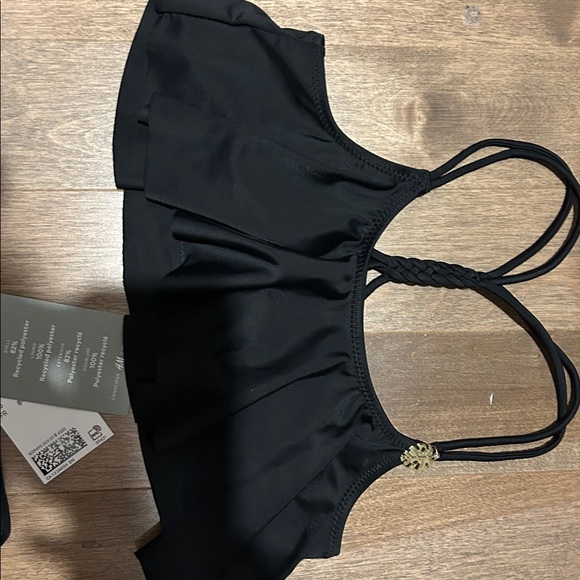 H&M Black Ruffle Bikini Set - Picture 2 of 6